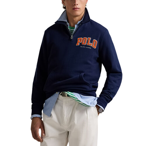 Polo Ralph Lauren The Rl Fleece Logo Collared Sweatshirt